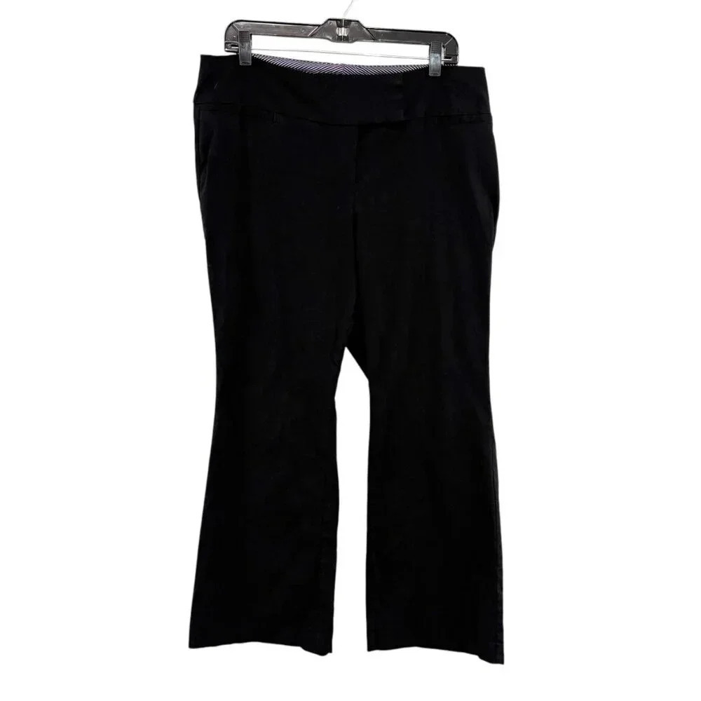 Studio by Torrid Black High Rise Bootcut Dress Pants Women's Plus Size 16XS